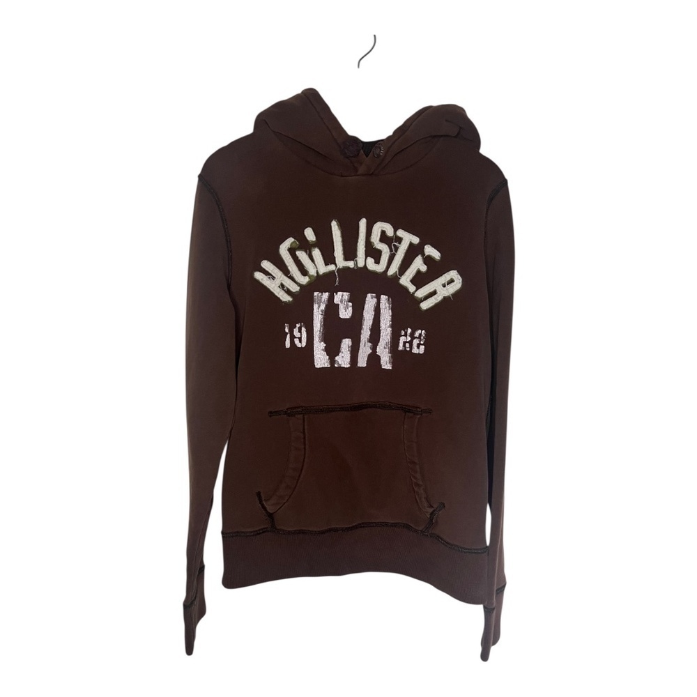 Hollister Brown Y2K Sellout Surfer Hoodie M